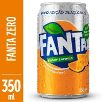 FANTA LARANJA LATA ZERO 350ML